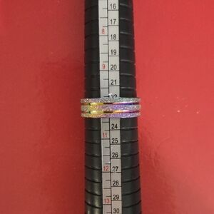 Elegant Gold and Silver Women's Ring